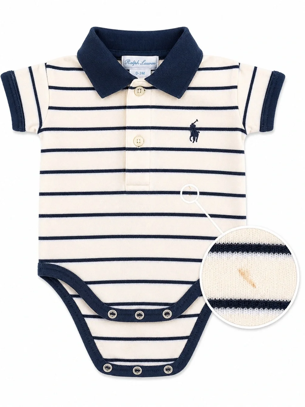 Ralph Lauren Baby Polo Onesies Bundle – 0–3 Months – EUC